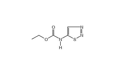 1,2,3-thiadiazole-5-carbamic acid, ethyl ester