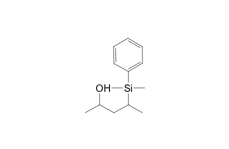 (2RS,4SR)-4-Dimethyl(phenyl)silylpentan-2-ol