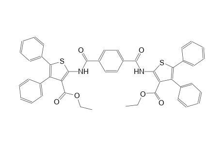 ethyl 2-{[4-({[3-(ethoxycarbonyl)-4,5-diphenyl-2-thienyl]amino}carbonyl)benzoyl]amino}-4,5-diphenyl-3-thiophenecarboxylate