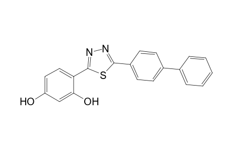 5-(4-Biphenyl)-2-(2,4-dihydroxyphenyl)-1,3,4-thiadiazole