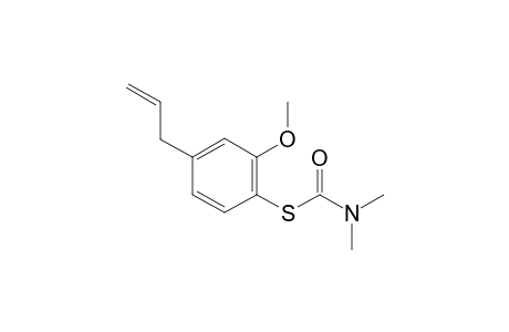 S-(4-allyl-2-methoxyphenyl) dimethylcarbamothioate