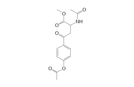 Methyl 2-(acetylamino)-4-[4-(acetyloxy)phenyl]-4-oxobutanoate