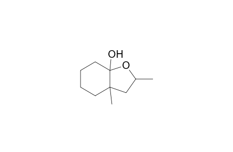 2,3a-dimethyl-2,3,4,5,6,7-hexahydro-1-benzofuran-7a-ol