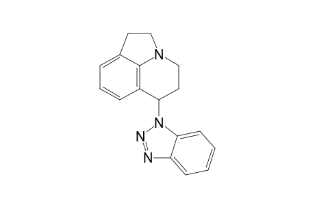 (+-)-6-(1-Benzotriazolyl)-1,2,5,6-tetrahydro-4H-pyrrolo[3,2,1-ij]quinoline