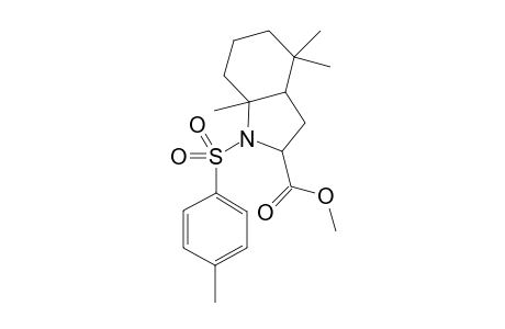 methyl 4,4,7a-trimethyl-1-(p-tolylsulfonyl)-2,3,3a,5,6,7-hexahydroindole-2-carboxylate