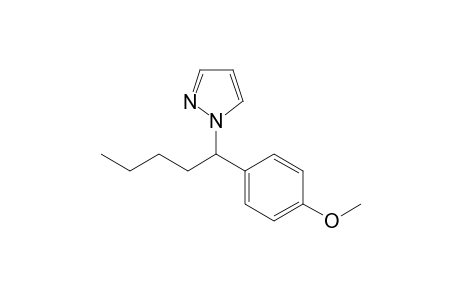 1-[1-(4-Methoxyphenyl)pentyl]pyrazole