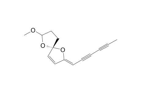 2-[(Z)-2,4-HEXADIYNYLIDENE]-7-METHOXY-1,6-DIOXASPIRO-[4.4]-NON-3-ENE;FLOSCULIN_C