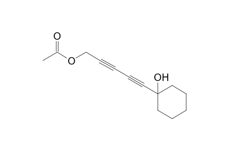 5-(1-Hydroxycyclohexyl)penta-2,4-diynyl acetate