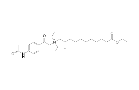 (p-acetamidophenacyl)(10-carboxydecyl)diethylammonium iodide