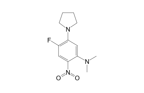 1-[5-(dimethylamino)-2-fluoro-4-nitrophenyl]pyrrolidine