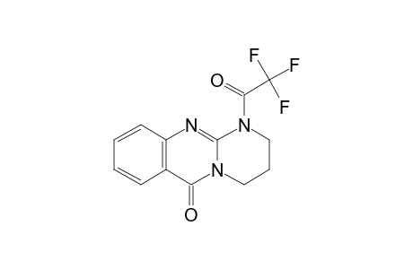 1,2,3,4-Tetrahydro-6H-pyrimido[2,1-B]quinazolin-6-one, N-trifluoroacetyl-