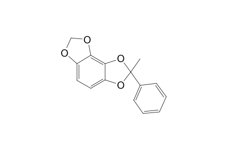 2-Methyl-2-phenyl-1,3-dioxolo[4,5-f]-(1,3)-dioxole