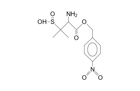 2-Amino-3-methyl-3-sulfino-butanoic acid, 4-nitro-benzyl ester