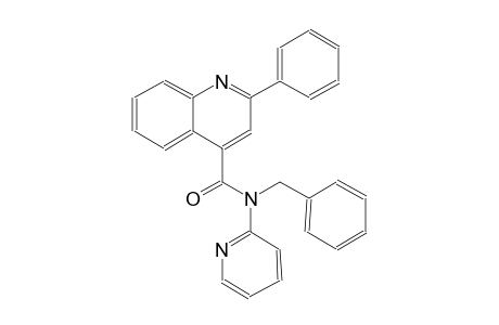 N-benzyl-2-phenyl-N-(2-pyridinyl)-4-quinolinecarboxamide