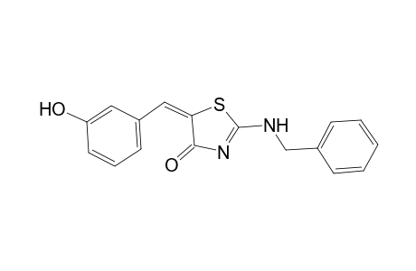 (5E)-2-(benzylamino)-5-(3-hydroxybenzylidene)-1,3-thiazol-4(5H)-one