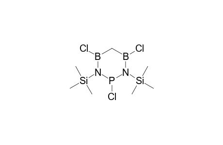 2,4,6-Trichloro-1,3-bis(trimethylsilyl)-1,3,2,4,6-diazaphosphadiborinane