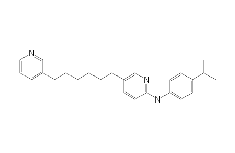 2-Pyridinamine, N-[4-(1-methylethyl)phenyl]-5-[6-(3-pyridinyl)hexyl]-