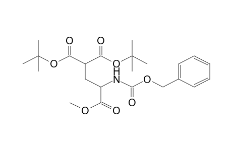1,1-Ditert-butyl 3-methyl 3-([(benzyloxy)carbonyl]amino)-1,1,3-propanetricarboxylate