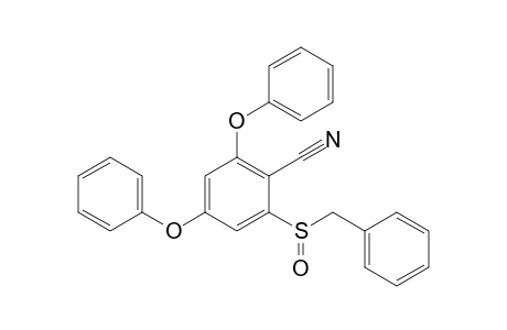 2-Benzylsulfinyl-4,6-diphenoxybenzonitrile