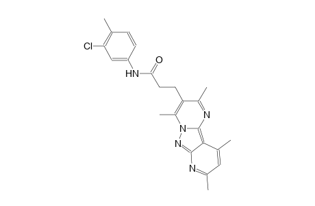 pyrido[2',3':3,4]pyrazolo[1,5-a]pyrimidine-3-propanamide, N-(3-chloro-4-methylphenyl)-2,4,8,10-tetramethyl-