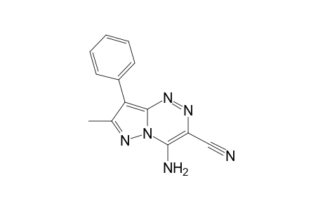 4-AMINO-7-METHYL-8-PHENYLPYRAZOLO[5,1-c]-as-TRIAZINE-3-CARBONITRILE