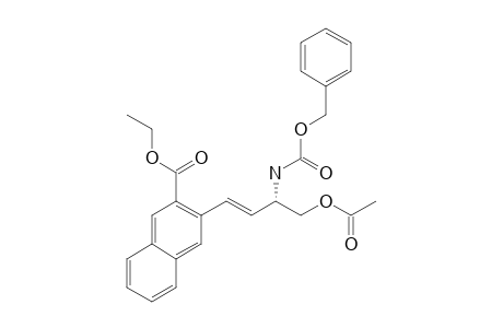 L-2-[(Benzyloxycarbonyl)amino]-4-(2-ethoxycarbonyl-3-naphthyl)but-3-enyl acetate