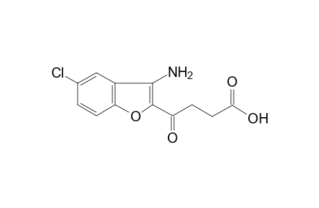 4-(3-Amino-5-chloro-1-benzofuran-2-yl)-4-oxobutanoic acid