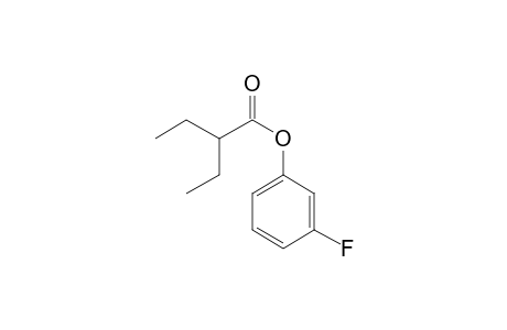 2-Ethylbutyric acid, 3-fluorophenyl ester