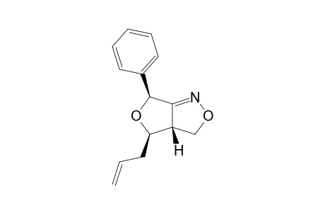 (3aR,4R,6S)-4-allyl-6-phenyl-3,3a,4,6-tetrahydrofuro[3,4-c]isoxazole