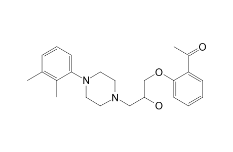 1-[4-{3-[4-(2,3-Dimethylphenyl)piperazin-1-yl]]-2-hydroxypropoxy}-phenyl)ethanone