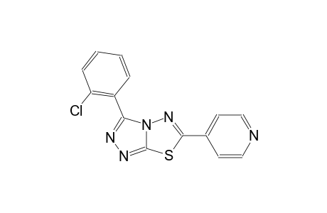 [1,2,4]triazolo[3,4-b][1,3,4]thiadiazole, 3-(2-chlorophenyl)-6-(4-pyridinyl)-