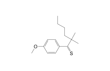1-Hexanethione, 1-(4-methoxyphenyl)-2,2-dimethyl-