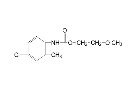 4-Chloro-2-methylcarbanilic acid, 2-methoxyethyl ester