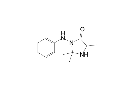 3-Anilino-2,2,5-trimethyl-4-imidazolidinone