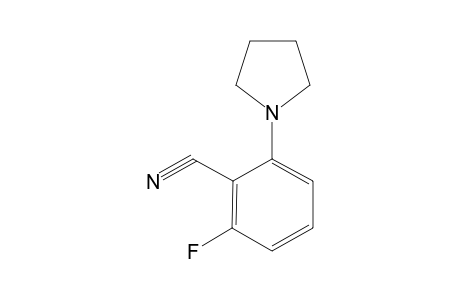 2-fluoro-6-(1-pyrrolidinyl)benzonitrile