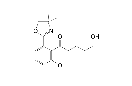 1-[2'-(4'',4''-Dimethyl-2''-oxazolin-2''-yl)-6'-methoxyphenyl]-5-hydroxypentan-1-one