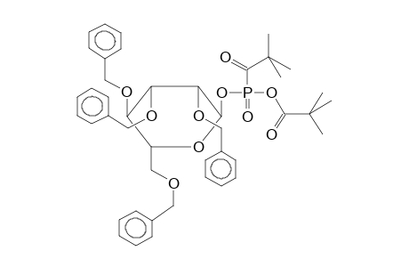 o-(2,3,4,6-Tetra-o-benzyl-alpha-D-mannopyranosyl)-o-pivaloyl(pivaloyl)phosphonate