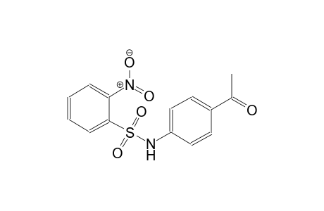 N-(4-acetylphenyl)-2-nitrobenzenesulfonamide