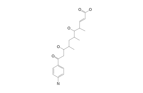 (2E)-11-(4'-AMINOPHENYL)-5,9-DIHYDROXY-4,6,8-TRIMETHYL-11-OXO-UNDEC-2-ENOIC-ACID