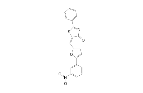 5-[5-(3-Nitrophenyl)furfurylidene]-2-phenyl-2-thiazolin-4-one