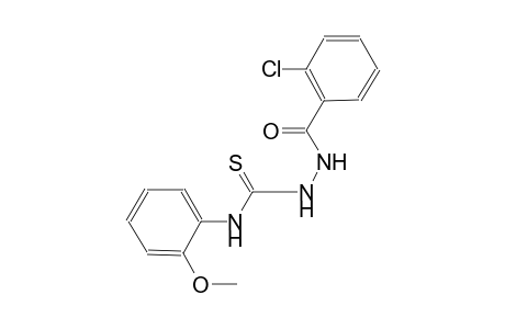 1-(o-chlorobenzoyl)-4-(o-methoxyphenyl)-3-thiosemicarbazide