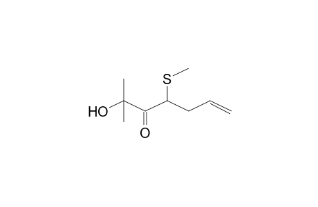 2-Hydroxy-2-methyl-4-(methylsulfanyl)-6-hepten-3-one