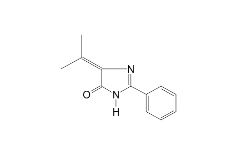 4-isopropylidene-2-phenyl-2-imidazolin-5-one