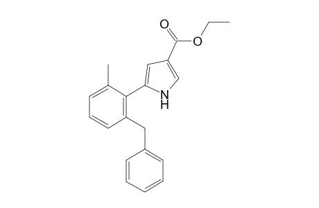 Ethyl 5-(2-benzyl-6-methylphenyl)-1H-pyrrole-3-carboxylate