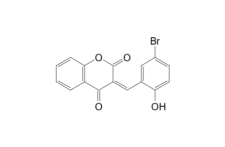 (3Z)-3-(5-bromo-2-hydroxy-benzylidene)chroman-2,4-quinone
