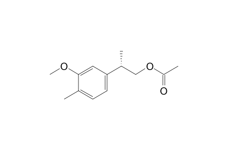 (S) 2-(3-Methoxy-4-methylphenyl)-propan-1-yl Acetate