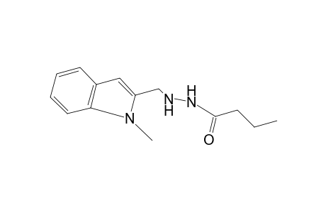 BUTYRIC ACID, 2-[(1-METHYLINDOL-2-YL)METHYL]HYDRAZIDE