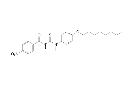 1-methyl-3-(p-nitrobenzoyl)-1-[p-(octyloxy)phenyl]-2-thiourea