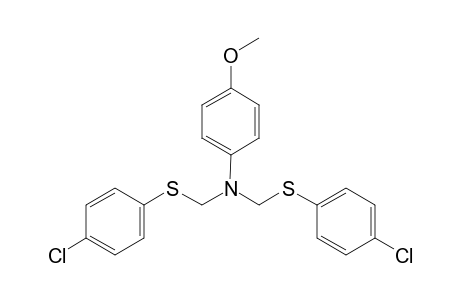 N,N-bis(p-chlorophenylthiomethyl)-p-anisidine