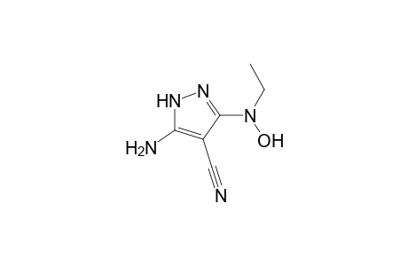 5-Amino-4-cyano-3-hydroxyethylaminopyrazole